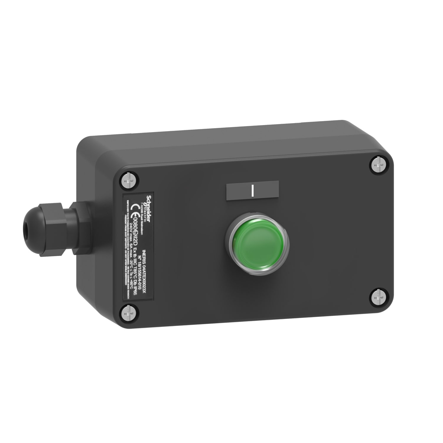 SCHNEIDER ELECTRIC SNRXAWG100EX PULSANTIERA PLASTICA 1NO VERDE