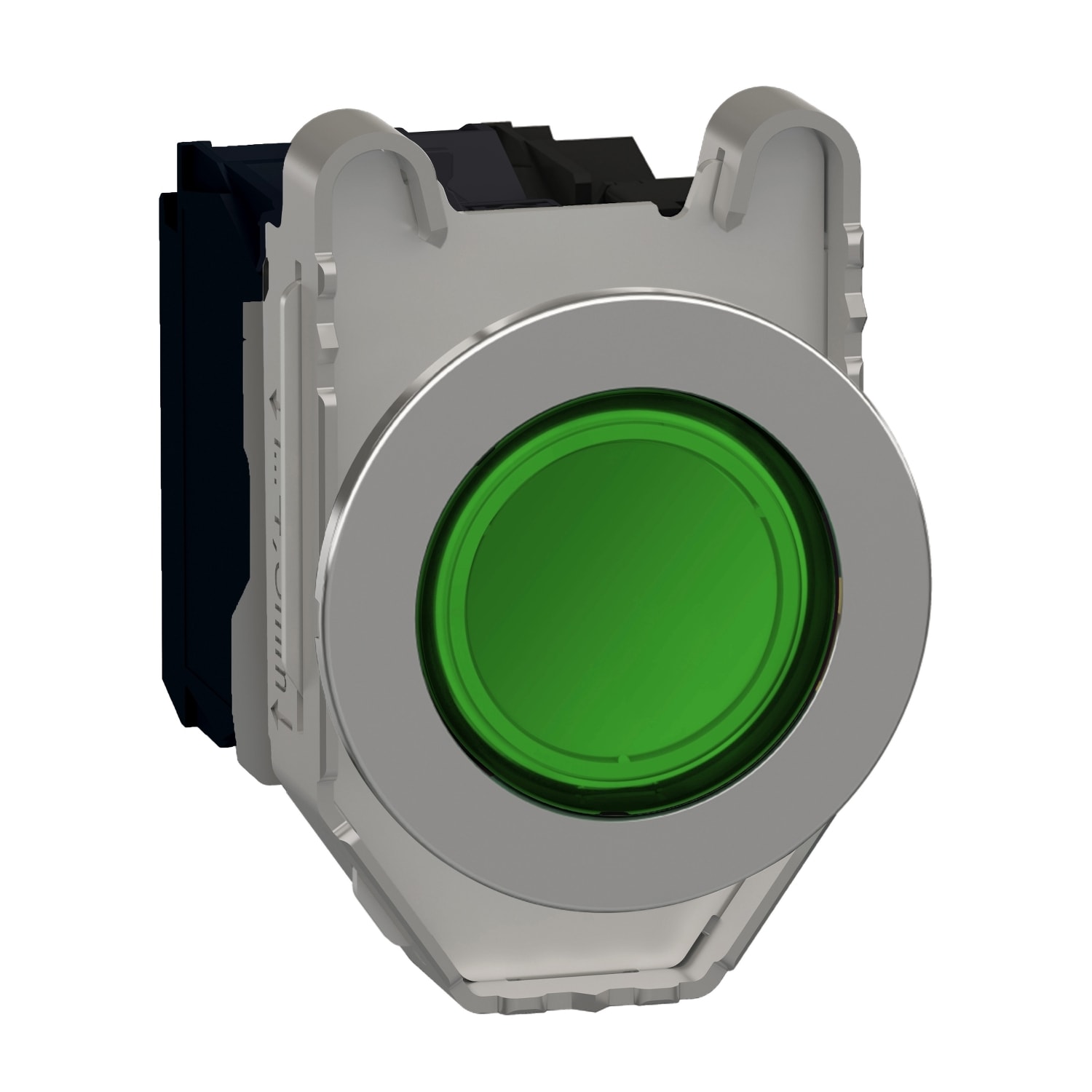 SCHNEIDER ELECTRIC - SNRXB4FW33B5 Puls. lum. verde 24V NO+NC filopannello