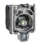 SCHNEIDER ELECTRIC - SNRZB4BW0M15 Corpo per pulsante luminoso Ø22 - LED universale - 230Vac - 1NO+1NC