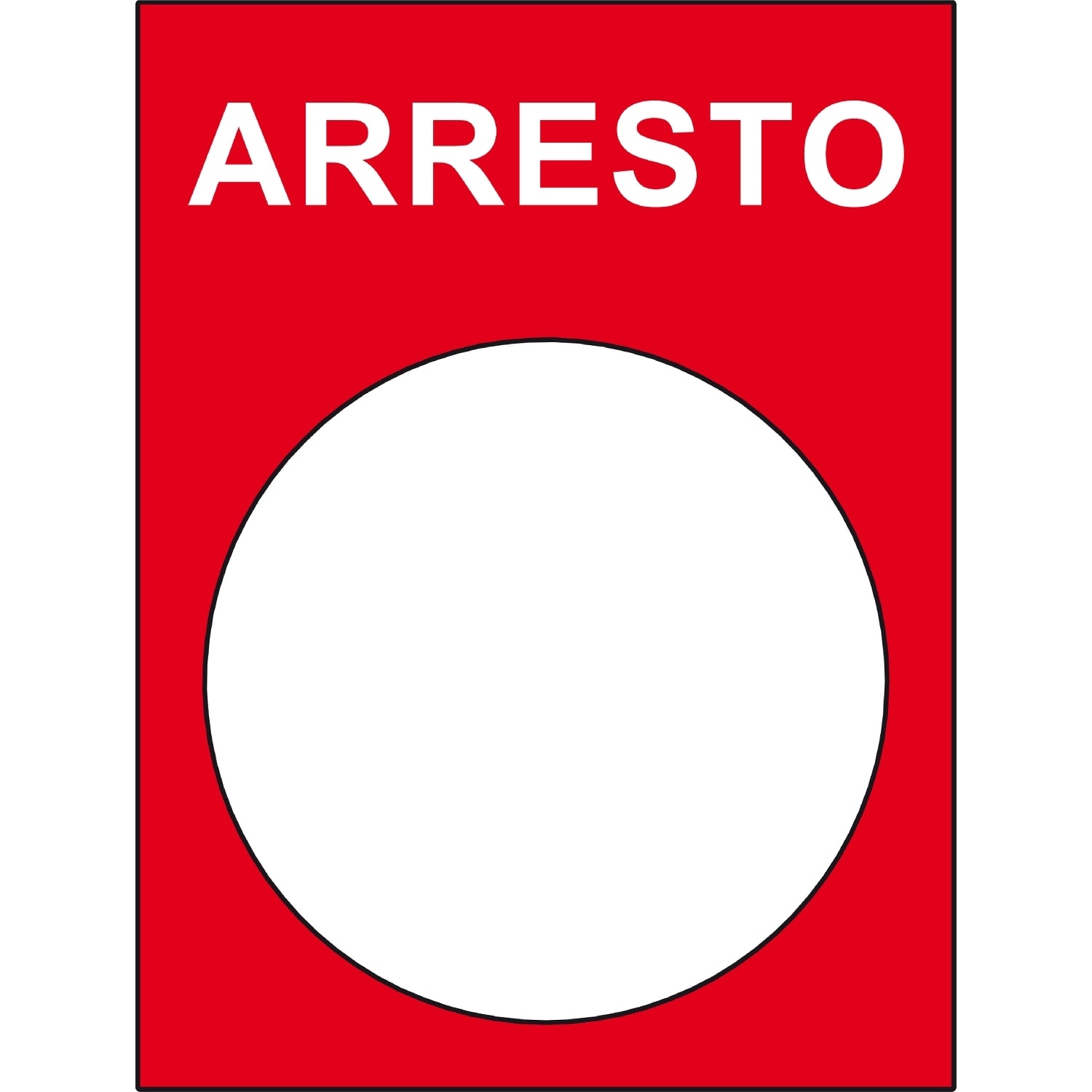 SCHNEIDER ELECTRIC - SNRZB2BY2604 TARGHETTA ARRESTO