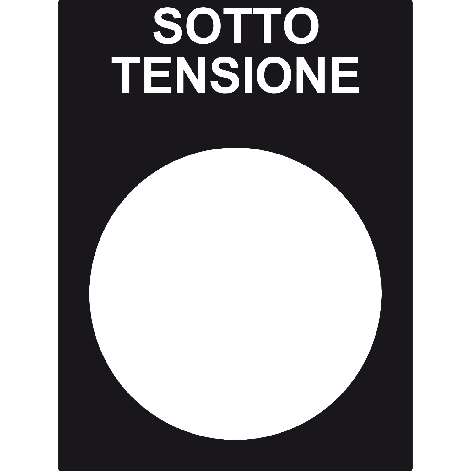 SCHNEIDER ELECTRIC - SNRZB2BY2626 TARGHETTA SOTTO TENSIONE