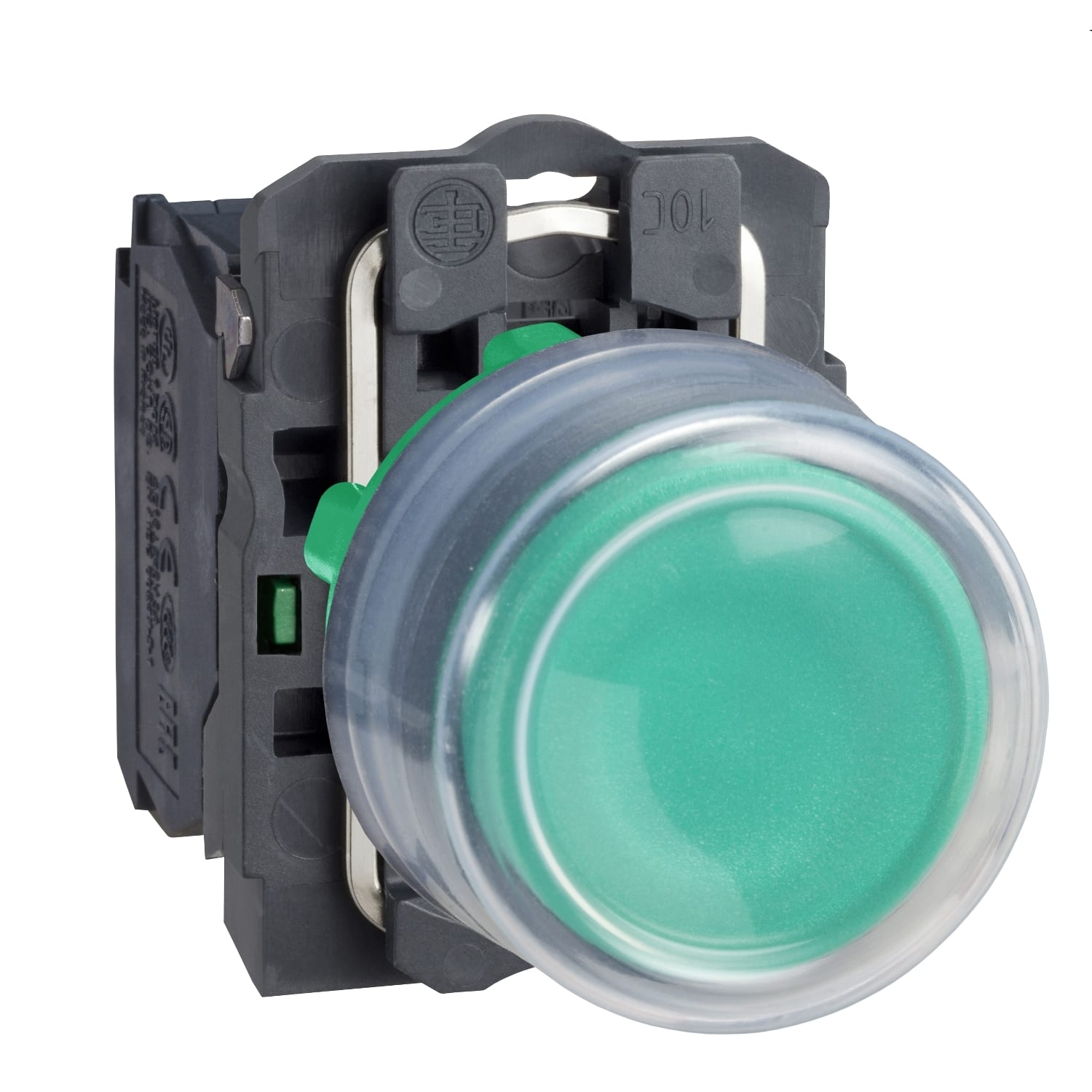 SCHNEIDER ELECTRIC SNRXB5AP31 Drucktaster, +Silikonkappe, grun, 1S, ta