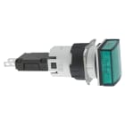 SCHNEIDER ELECTRIC - SNRXB6CV3BB Lampada spia quadrata Ø16 - IP65 - verde - LED integrato - 24V