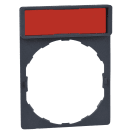 SCHNEIDER ELECTRIC - SNRZB6YD22 Schildtrager 24x28mm GroBe 1, D 16, mit