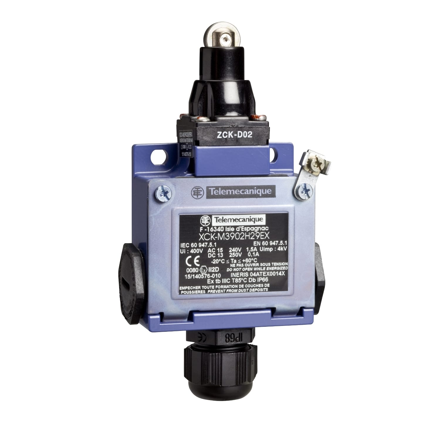 SCHNEIDER ELECTRIC - SNRXCKM3902H29EX FINECORSA METALLICO ATEX