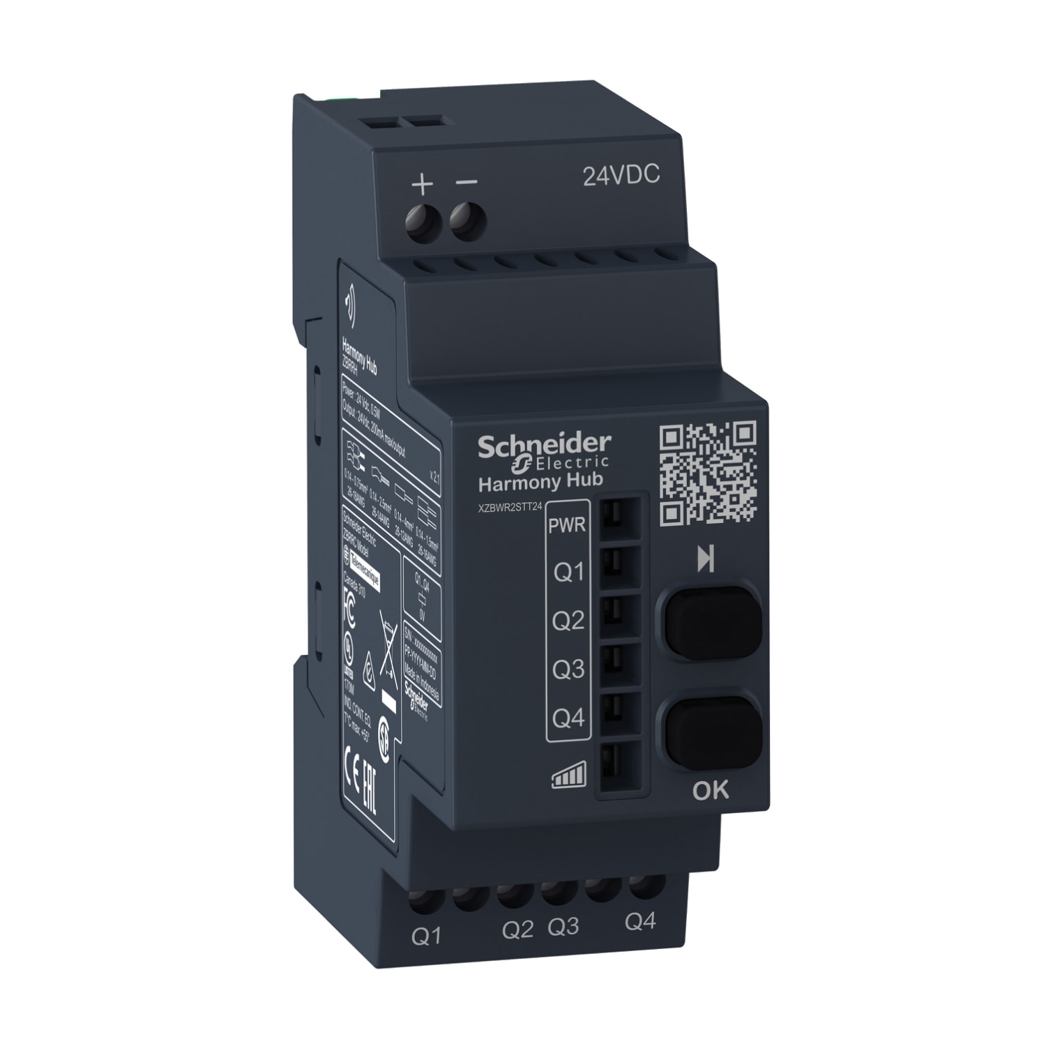 SCHNEIDER ELECTRIC - SNRXZBWR2STT24 RICEVITORE RADIO PER 2 SENSORI