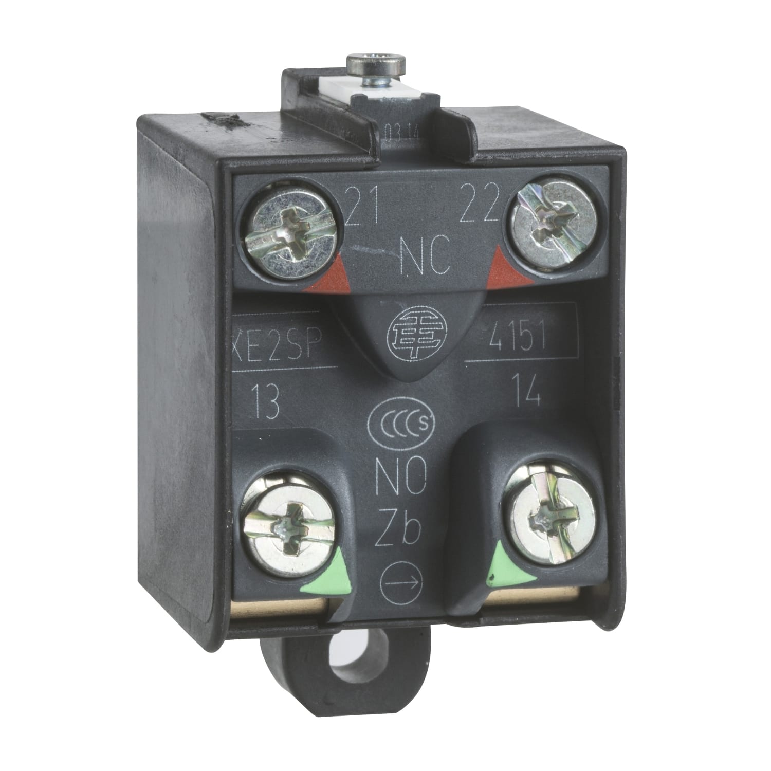 SCHNEIDER ELECTRIC SNRXE2SP4151B ELEMENTO CONTATTO AD AGGANCIO 1 NC+1 NO