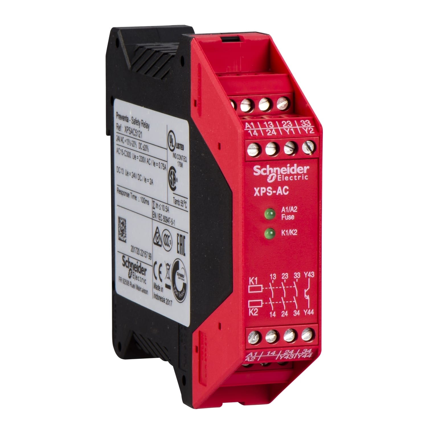 SCHNEIDER ELECTRIC SNRXPSBAC14AP MODULO SICUREZZA BAC 24V M.VITE