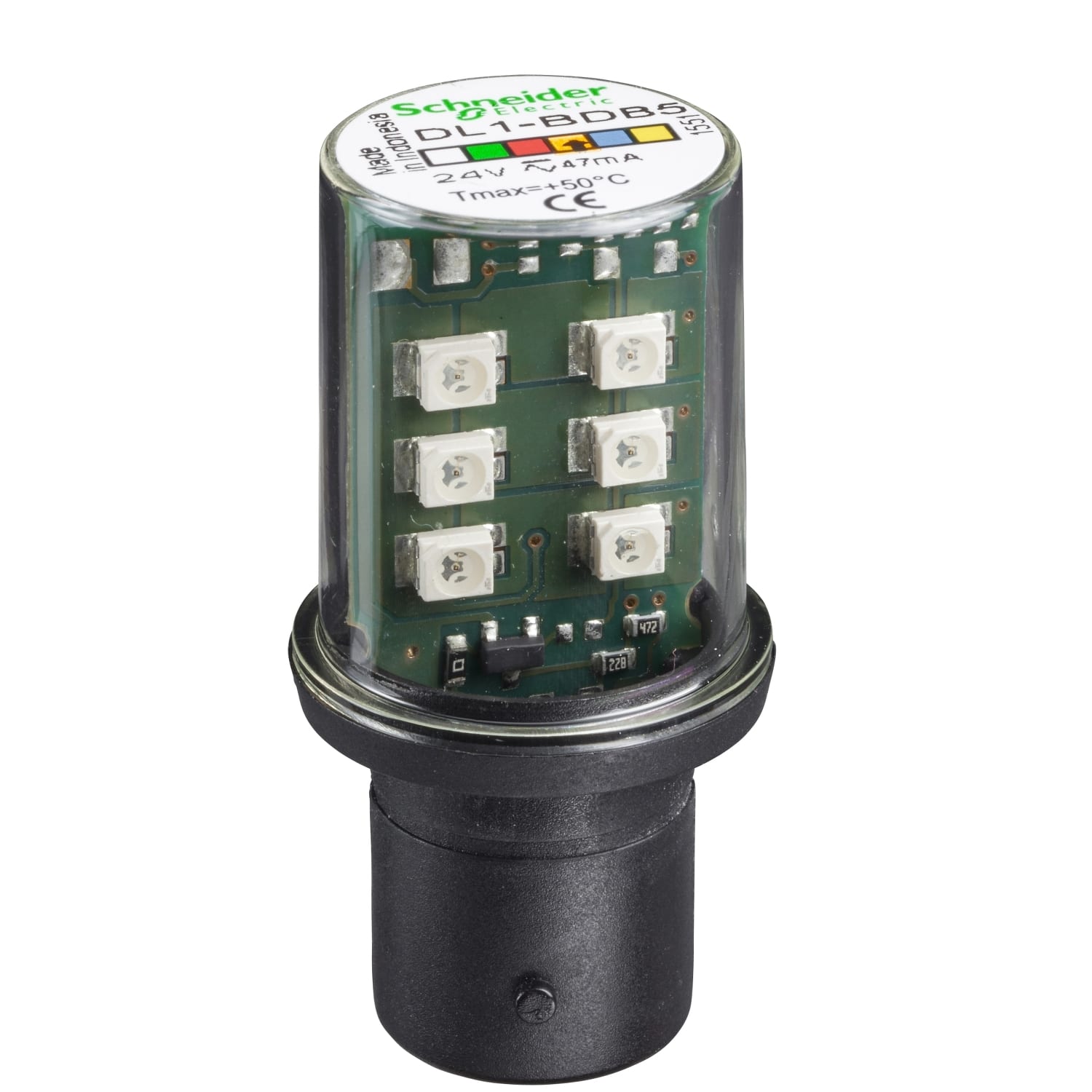 SCHNEIDER ELECTRIC - SNRDL1BDB5 LAMPADINA LED ARANCIO 24V