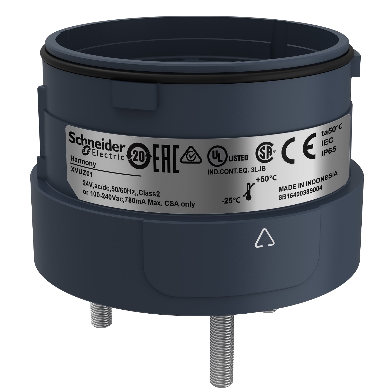 SCHNEIDER ELECTRIC SNRXVUZ01 ELEMENTO MONTAGGIO DIRETTO NERO
