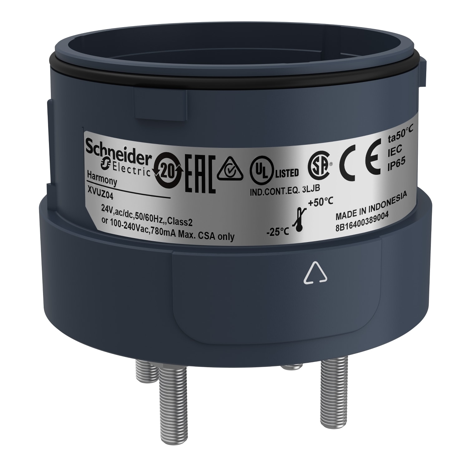 SCHNEIDER ELECTRIC - SNRXVUZ04 ELEMENTO DI FISSAGGIO NERO