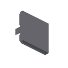 ROSSINI - RSSYEN007N COPPIA TESTATE TERMINALI NERE PER YEN MO