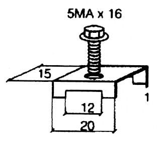 CABUR SRL - CBRZ121118 ACI121118 MORS. BL. CU 6X6 - VITE