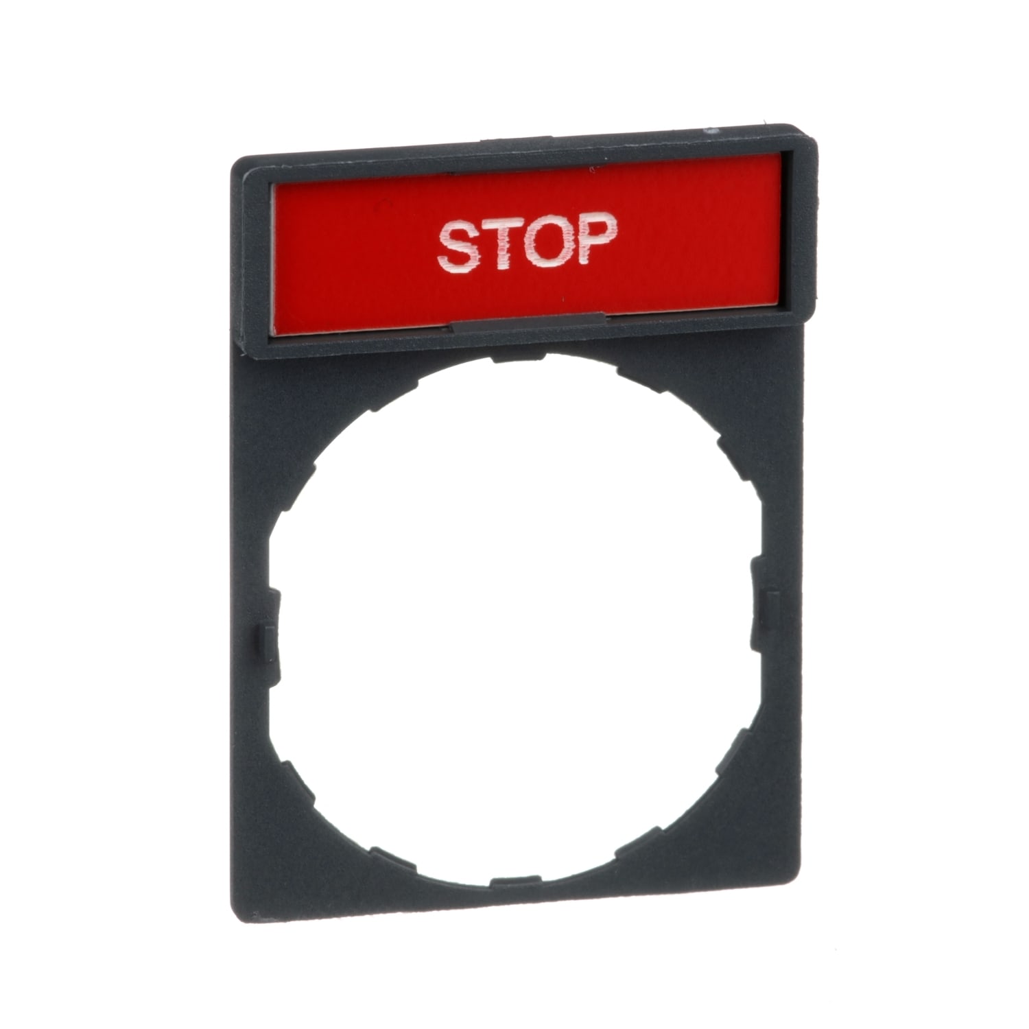 SCHNEIDER ELECTRIC SNRZBY2304 PORTA ETICHETTA+ETICHETTA STOP