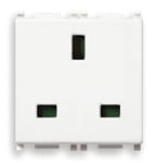 VIMAR SPA VIW14219 PRESA 2P+T 13A INGLESE BIANCO