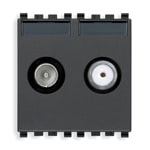 VIMAR S.P.A. - VIW20302.01 PRESA TV-RD-SAT DIRETTA 2 USCITE GRIGIO