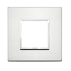 VIMAR SPA - VIW21642.01 PLACCA 2M ALLUMINIO BRILLANTE