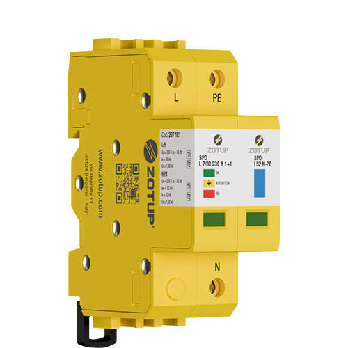 ZOTUP SRL ZOT207121 L 7/30 230 FF 1+1 SPD T1 E T2 IIMP 8 KA