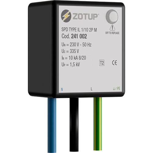 ZOTUP SRL ZOT241002 IL 1/10 2P M SPD TIPO 2 IN 10 KA TT E TN