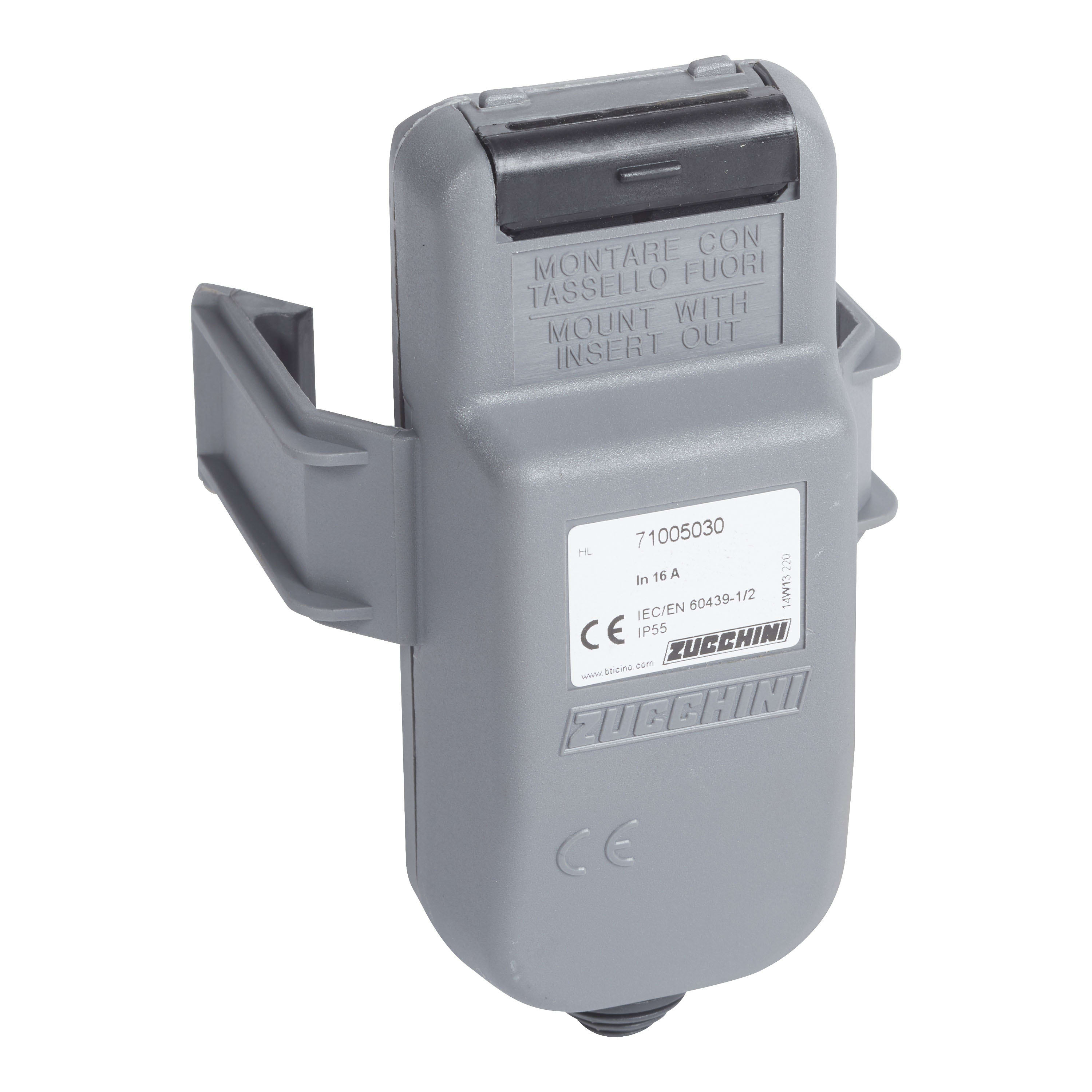 BTICINO (ZUCCHINI) - ZUC71005030 HL404 SPINA 16A FUS.6,3A SELET.FASE