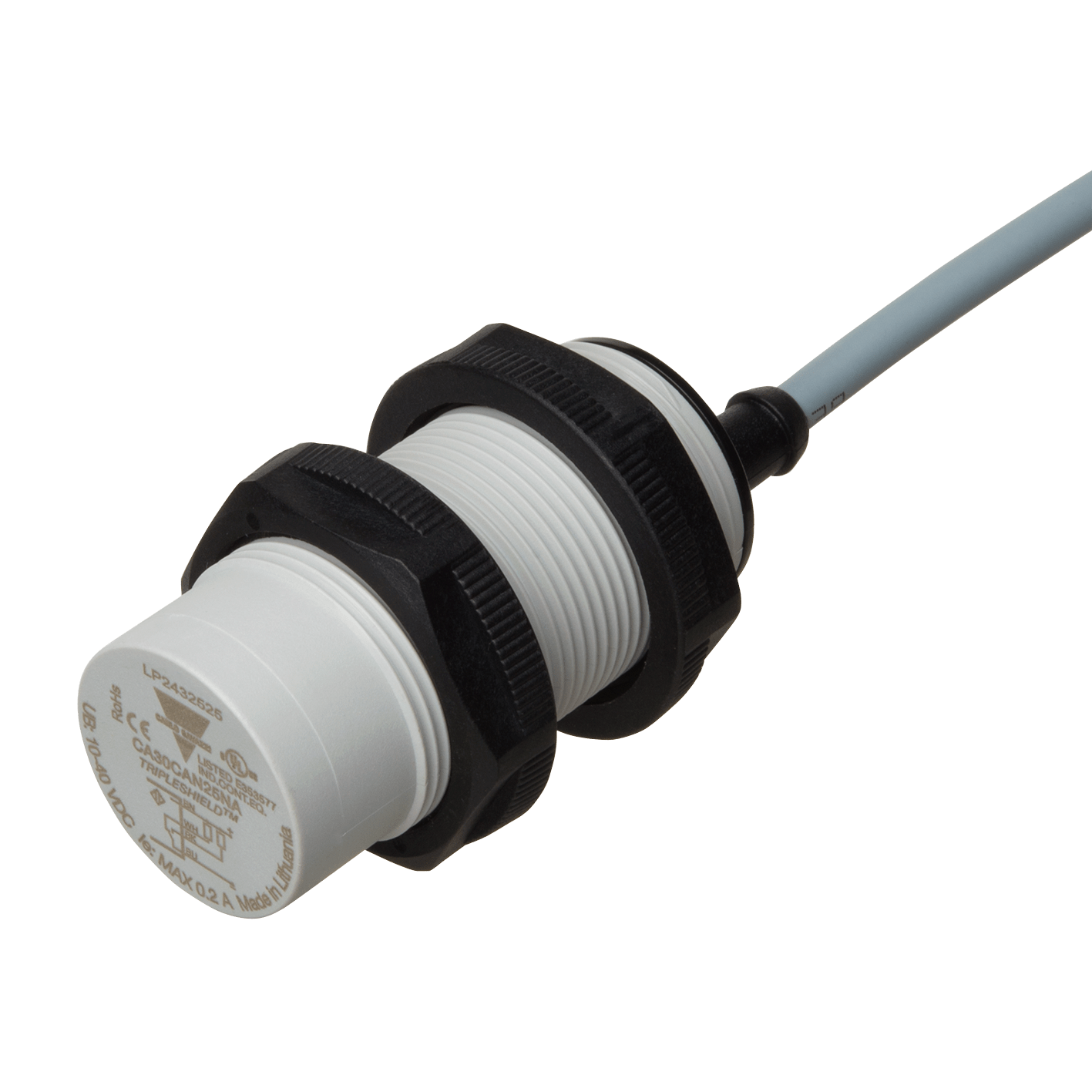 CARLO GAVAZZI - GAVCA30CAN25NA CAP PROX PL M30 NPN NO+NC,CAB