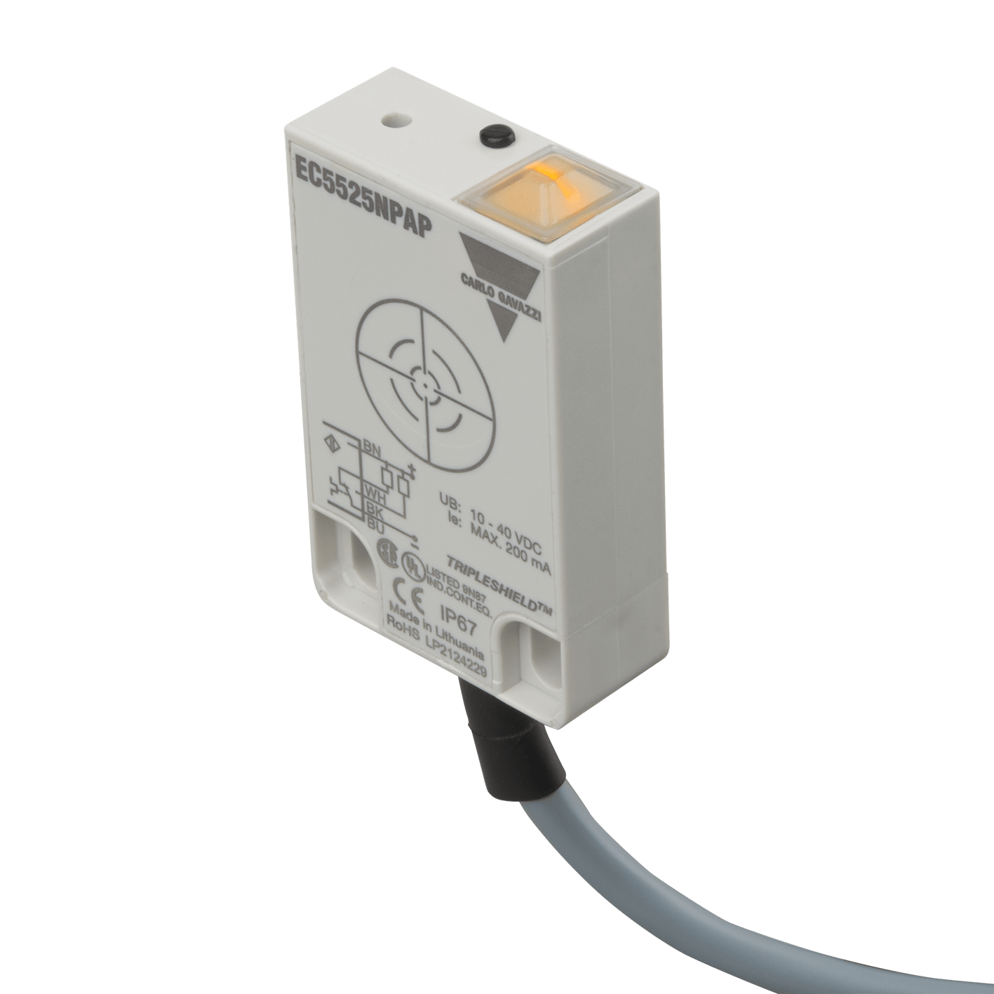 CARLO GAVAZZI - GAVEC5525NPAP POLICARBONATO - DIST ATT. 25 MM