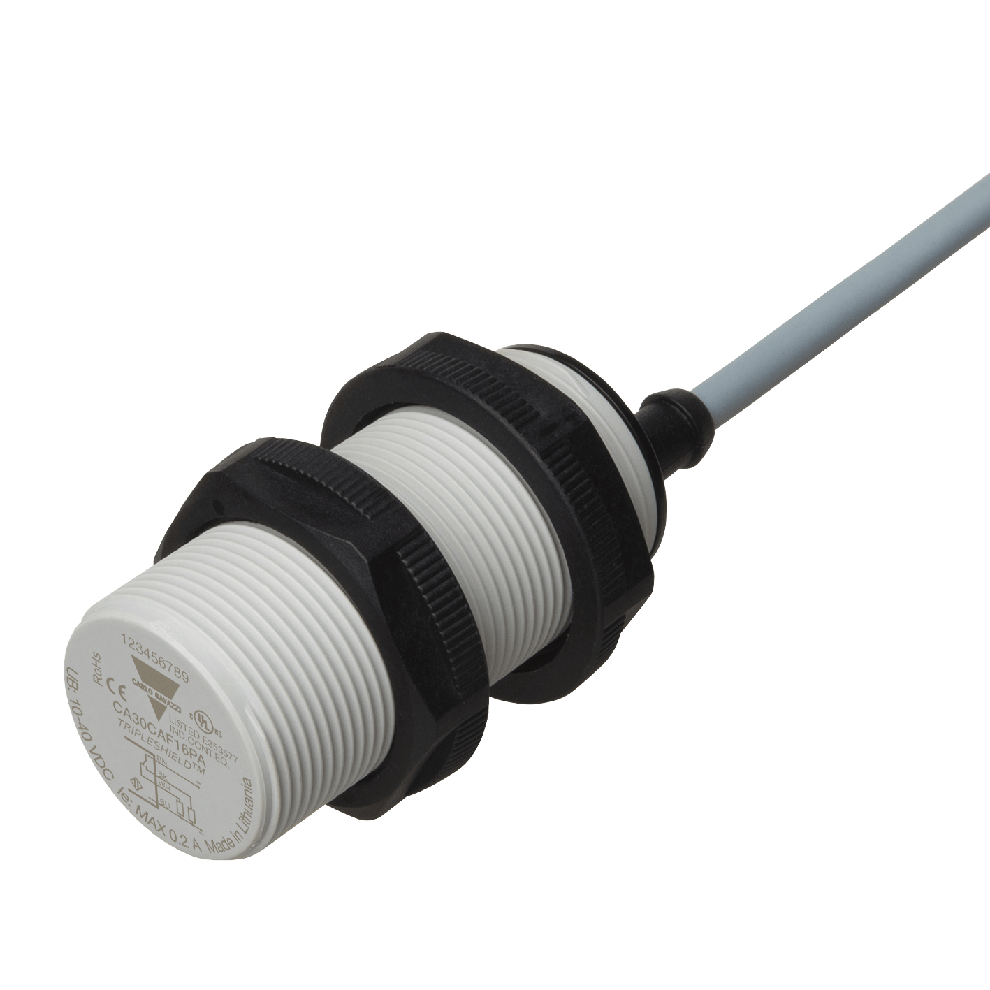 CARLO GAVAZZI - GAVCA30CAF16PA CAP PROX PL M30 PNP NO+NC,CAB