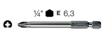 ABC TOOLS SPA - ABCA15831202 INSERTI E 6,3 A 1583/12 PZ 2