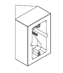 ARNOCANALI S.P.A - ARNEDK503.3 SCATOLA ANGOLARE 3MOD. X EDK PURO