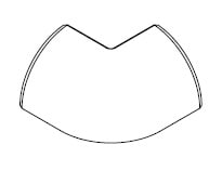 ARNOCANALI S.P.A - ARNEDKA50.3 ANGOLO ESTERNO X EDK4050 BIANCO