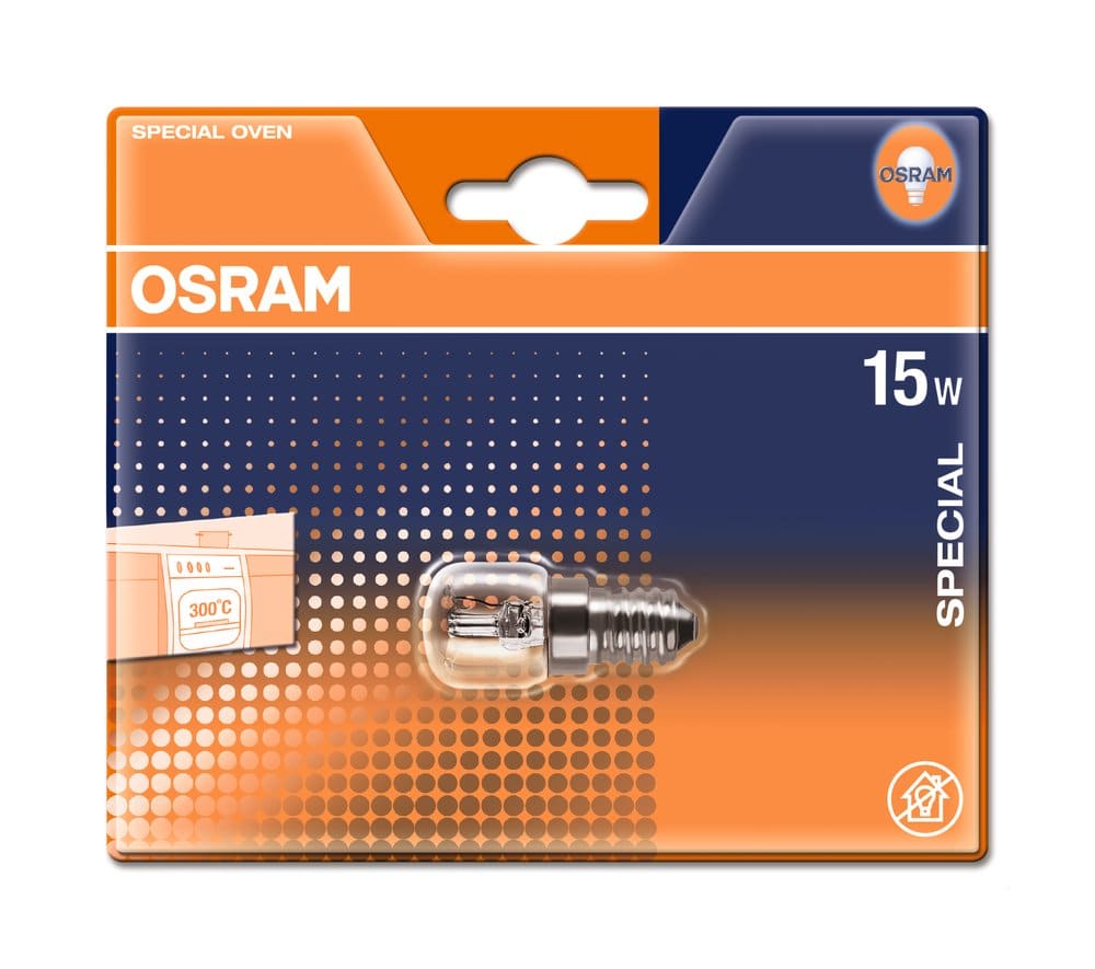 LEDVANCE LDVPPT15240EBLI SPC.T OVEN CL 15W 230V E14 BLI1 OSRAM