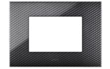 AVE - AVE44PJ03CBS/3D PLACCA YOUNG44 CARBON SCURO 3D 3M