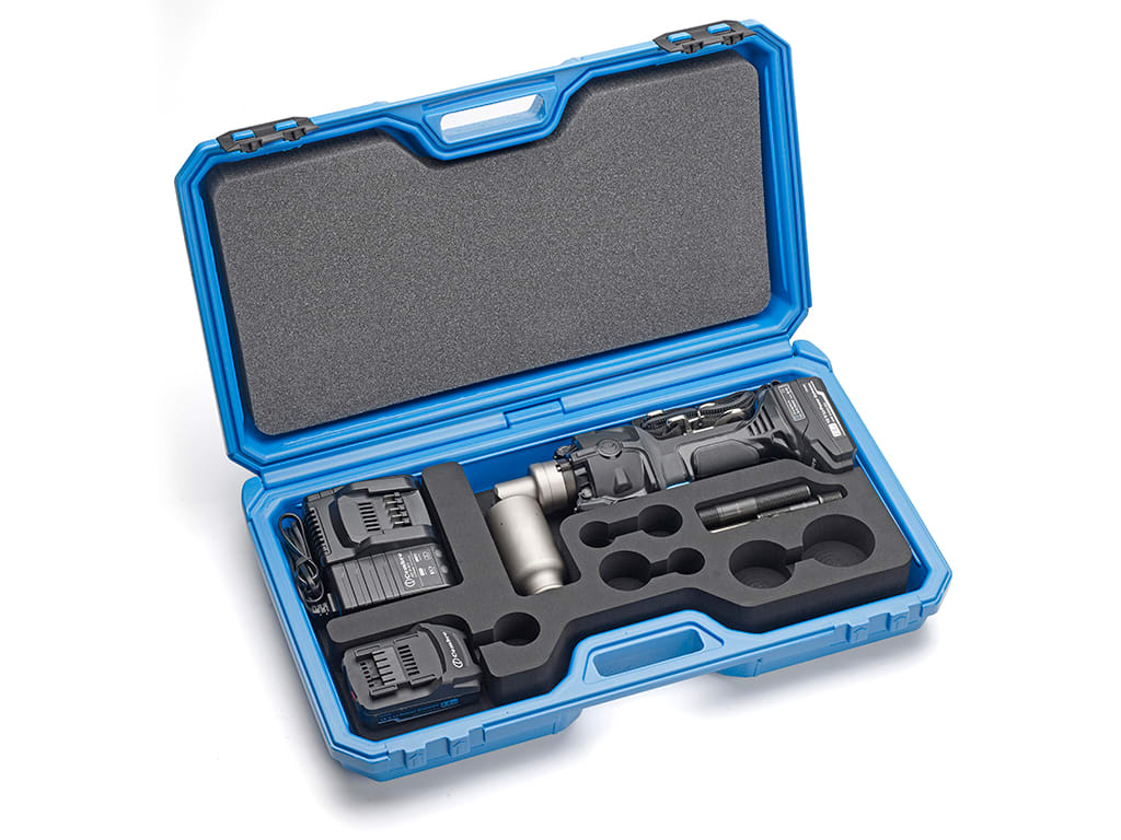 CEMBRE S.P.A. - CEMB-FL750ND UTENSILE OLEODINAMICO A BATTERIA FORALAMIERE, BI-LINEAR, ADATTO ALLA FORATURA DI LAMIERE FINO A 3,5 MM DI SPESSORE