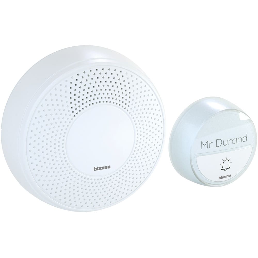 BTICINO S.P.A. - BTI393014D KIT CAMPANELLO SENZA FILI BIANCO COMFORT