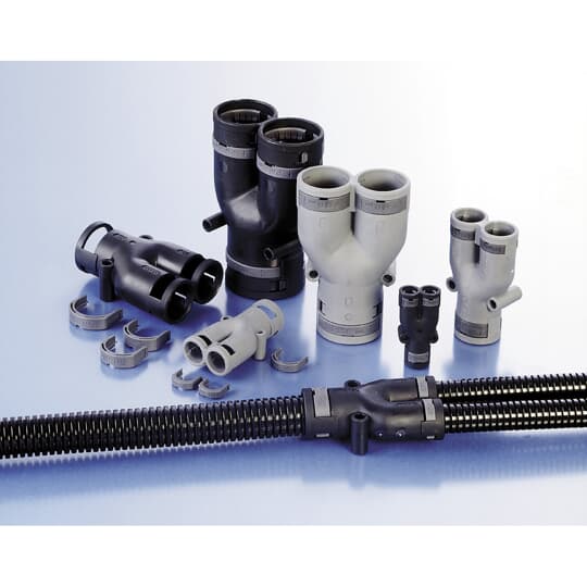 ABB SPA - ABBBVYR-121010GT Racc. a Y DN12+DN10+DN10 PA6 BK IP68