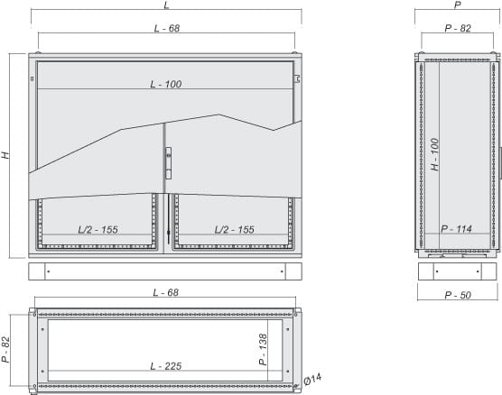 DKC-RAMBLOCK RMBR5CAE10204 ARM MONO OR 1000X2000X400 PORTA - RETRO
