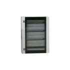 DKC-RAMBLOCK - RMBR5CEXD0862 Cassa serie CE porta in vetro serig., con pannello di cablaggio, dimens. 800 x 600 x 200 mm (AxLxP)