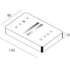 NOVALUX SPA - NOX16909.99 CONTROLLO DA PARETE PER STRIP LED TUNABLE WHITE. Garanzia 3 anni.