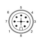 DATASENSING SRL - DTG95ASE1250 CS-A1-06-U-15 8 POLI DRITTO 15M UL 2464
