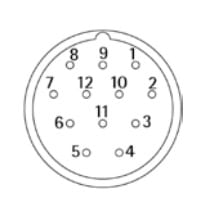 DATALOGIC - DTS95B081280 CN-M23-12P-00 ENC INCR CONN M23 12POLES