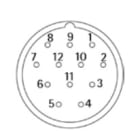 DATASENSING SRL - DTG95B081280 CN-M23-12P-00 ENC INCR CONN M23 12POLES