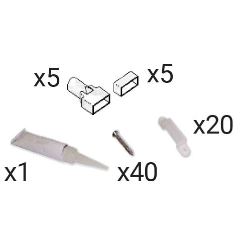 LINEA LIGHT (ILED) - ILD98964 KIT MONTAGGIO X ROLLA 5MT STRIP WP