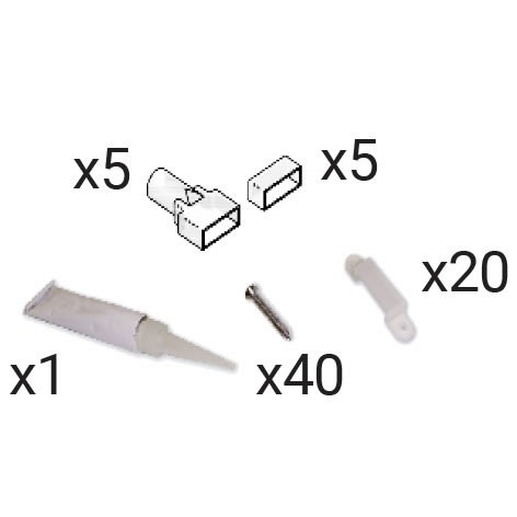 LINEA LIGHT (ILED) - ILD98964 KIT MONTAGGIO X ROLLA 5MT STRIP WP