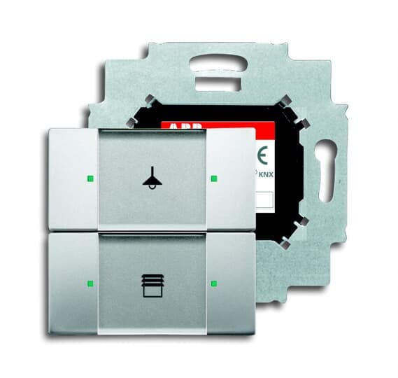 ABB SPA ABBKNXN0026 6126/01-866 INTERR. DOPPIO ACCIAIO INOX
