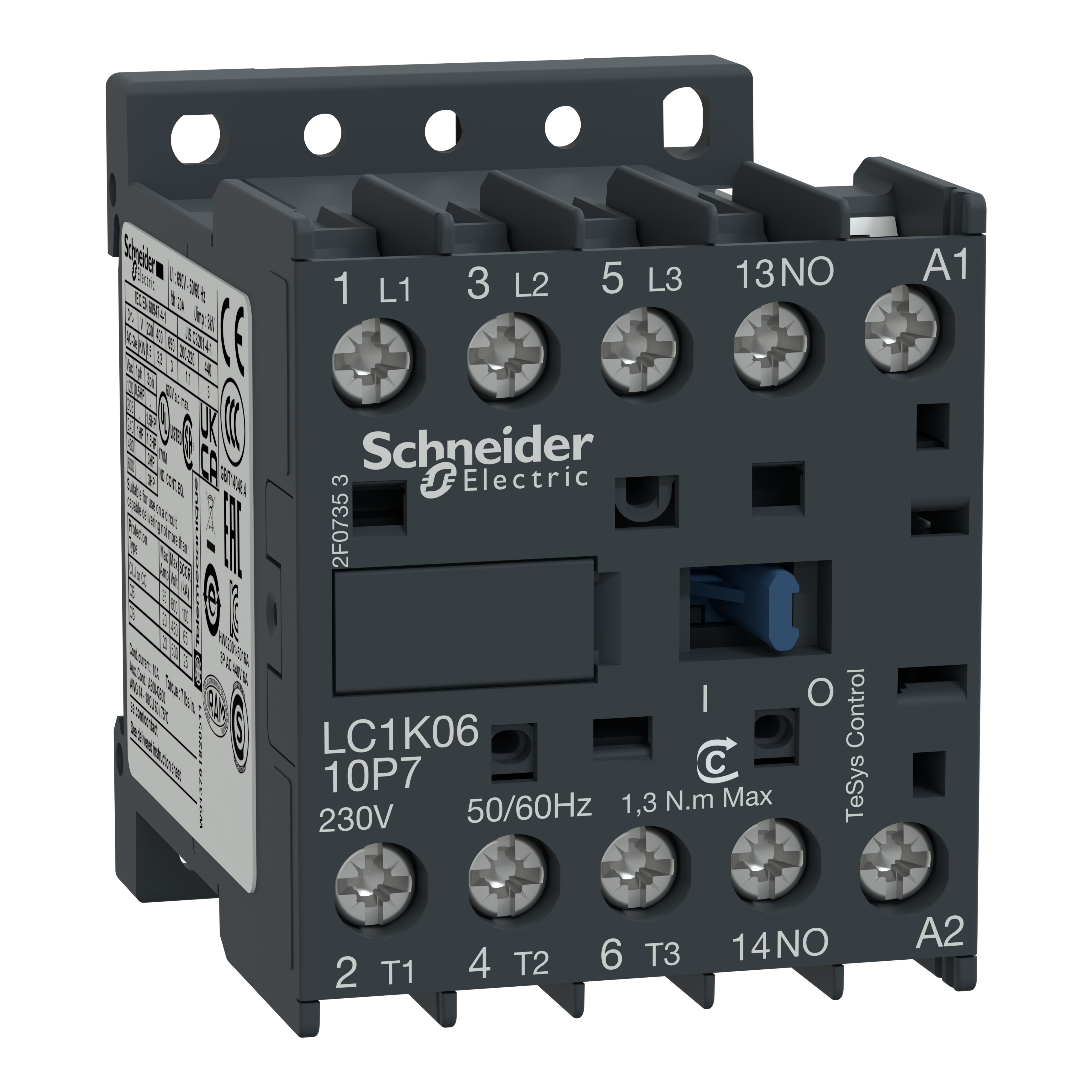 SCHNEIDER ELECTRIC SNRLC1K1610Q7 CONT K 3P NO VITE 380 400V