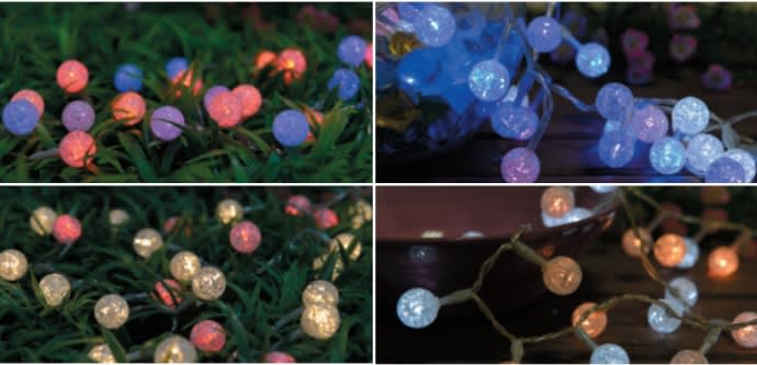 GIOCOPLAST NATALE SP - GCP14212233 30 BIGLIE A BATTERIA, COL ASS.