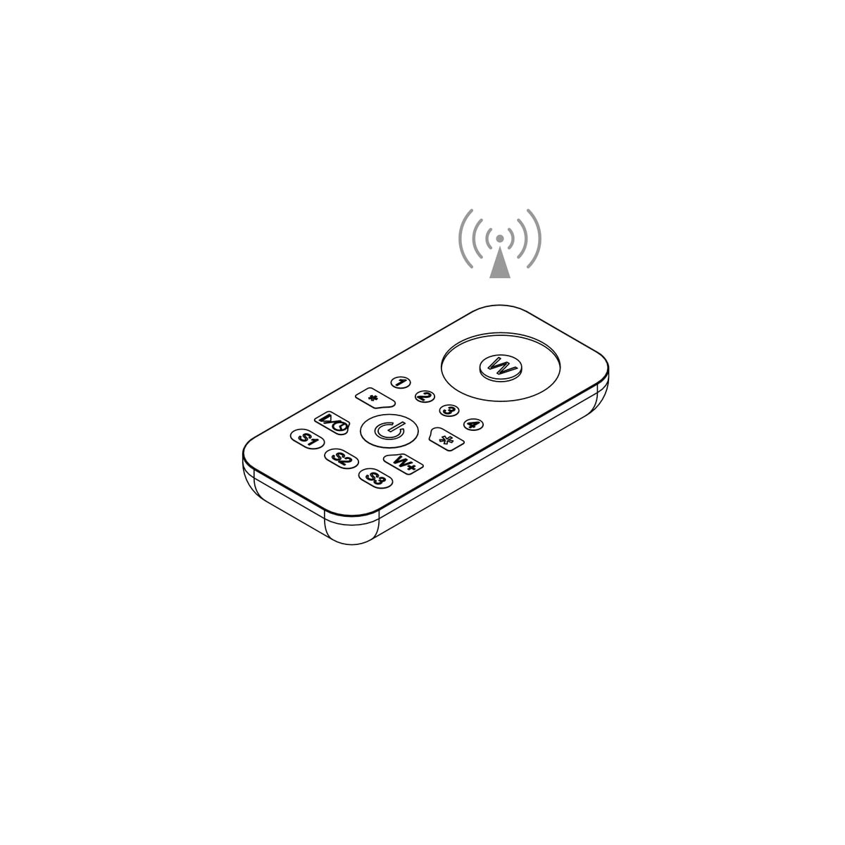 NOVALUX S.P.A. - NOX16902.99 LUXCONTROL: TELEC.RF RGB+BIANCO 4 ZONE