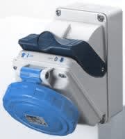 GEWISS - GEWGW66460 COMBIBLOC - CON FONDO - IP55 - 3P+T 32A 200-250V - 50/60HZ 9H