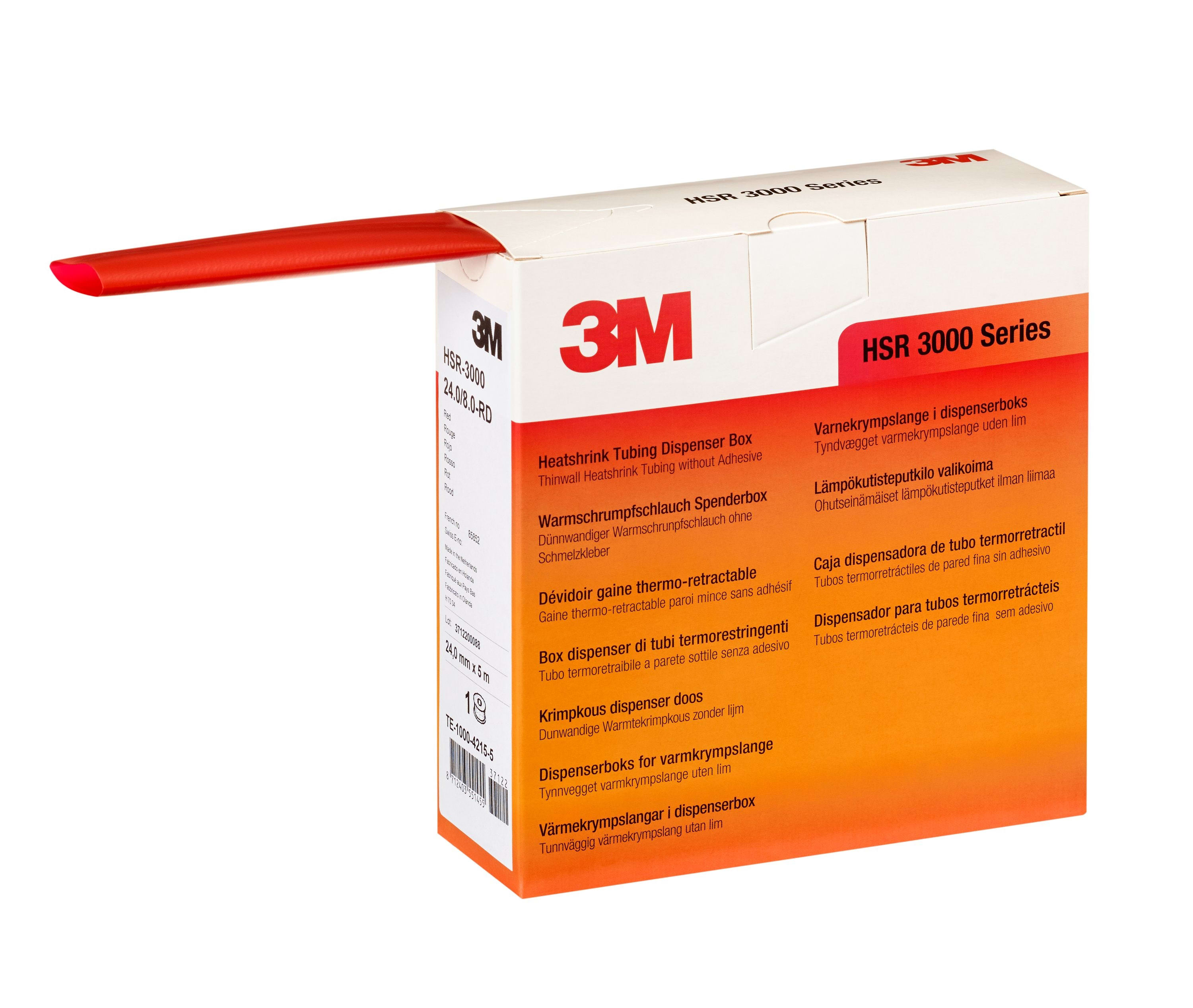 3M ITALIA S.P.A. - 3MI7000099146 HSR3000 248 ROSSO GUAINA TERM POLIOLEF