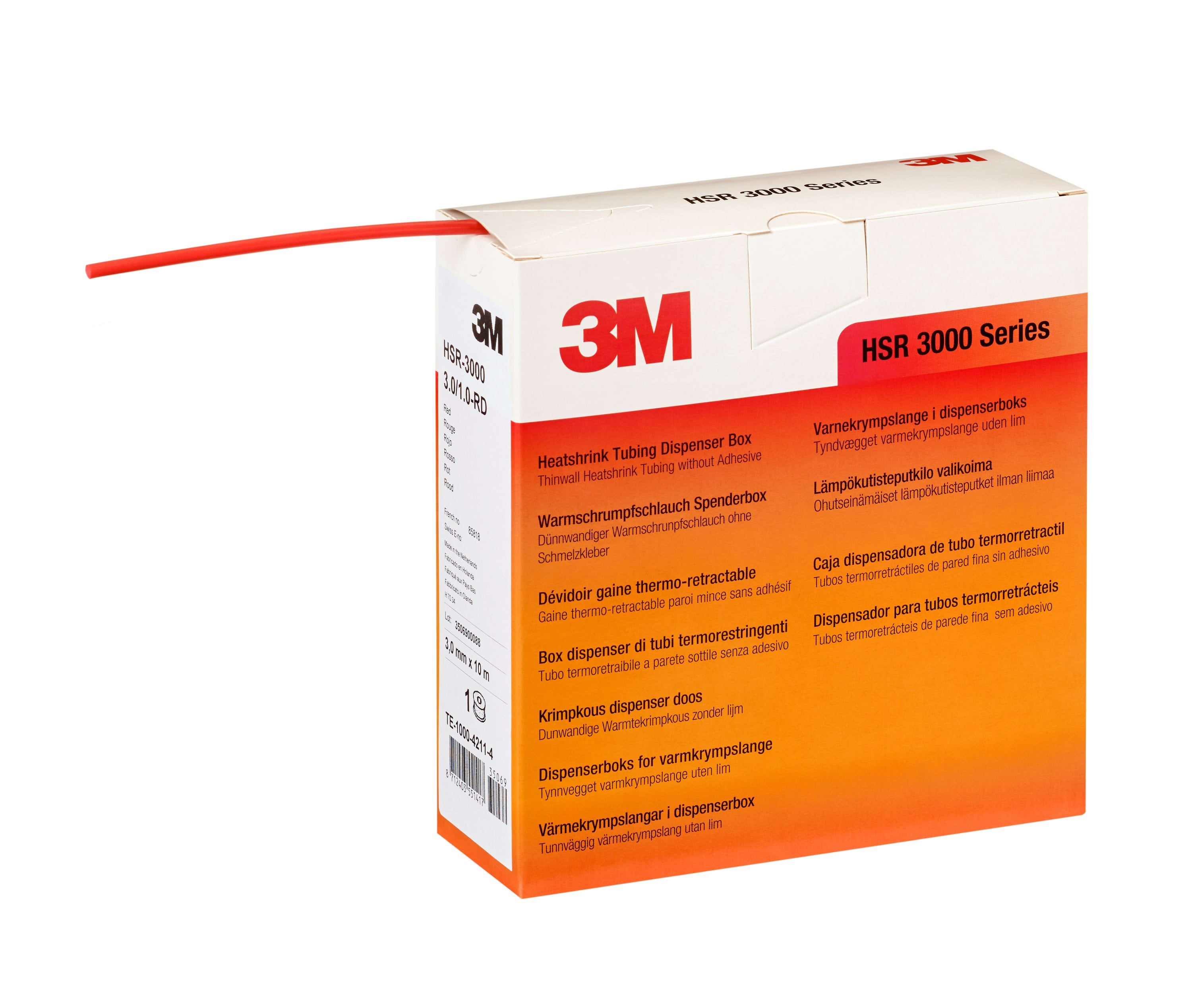 3M ITALIA S.P.A. - 3MI7000099142 HSR3000 31 ROSSO GUAINA TERM POLIOLEF